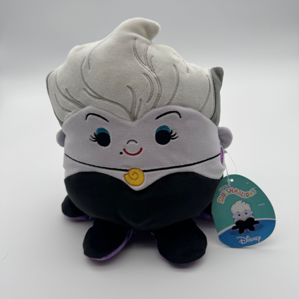 Disney Squishmallows Ursula The Little Mermaid 8 Inch Plush NWT Disney Villains‎